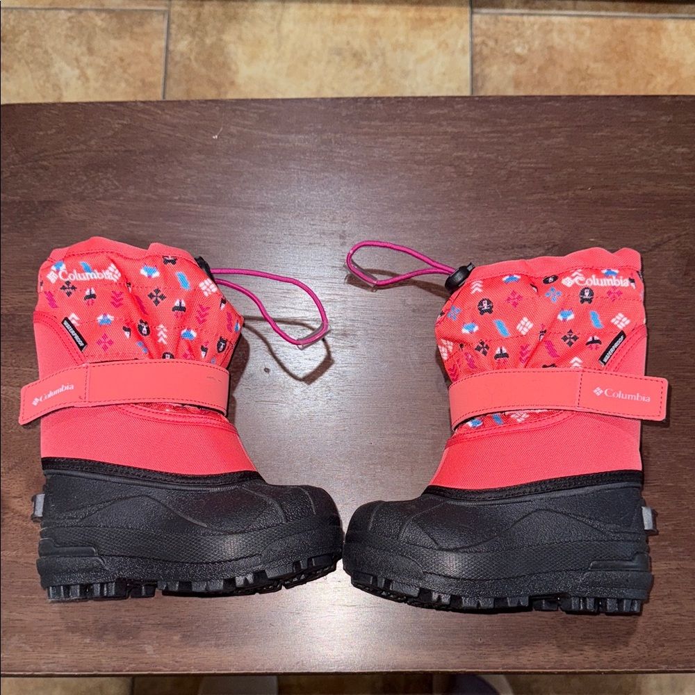 Columbia Pink and Black Winter Boots